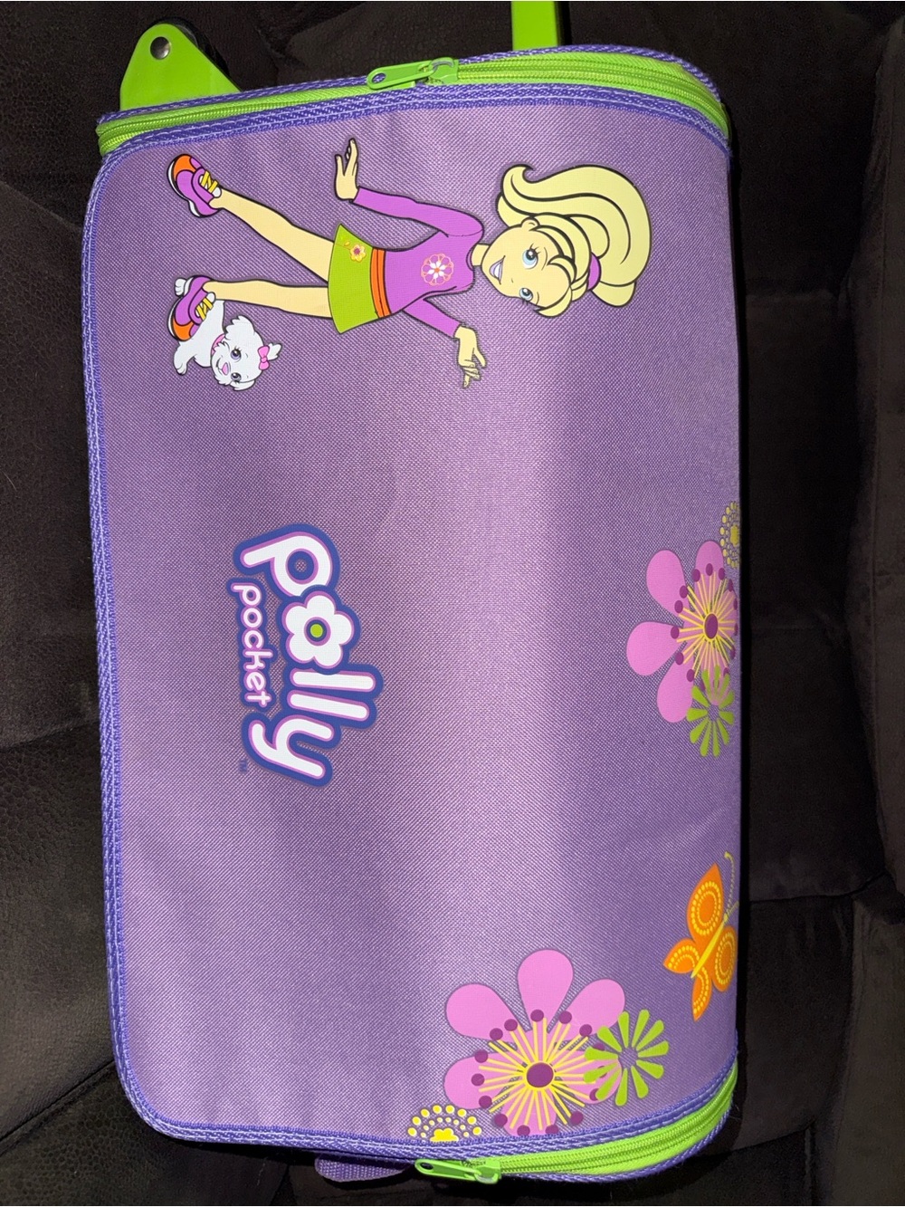 2007 Polly Pocket Beach Playmat Carry Case Fold Out Travel Storage Bag